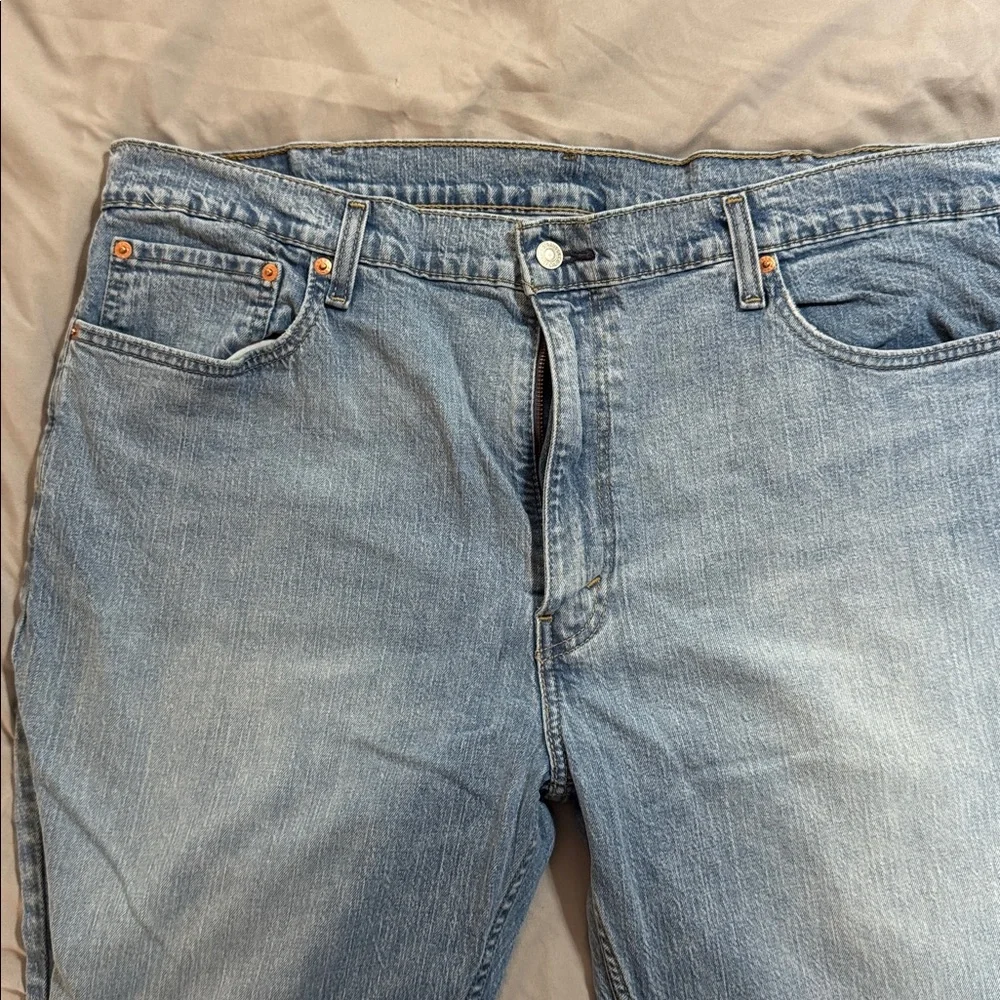 Levi's 559 Light Blue Relaxed Fit Jeans 42 x 32 - Picture 2 of 4